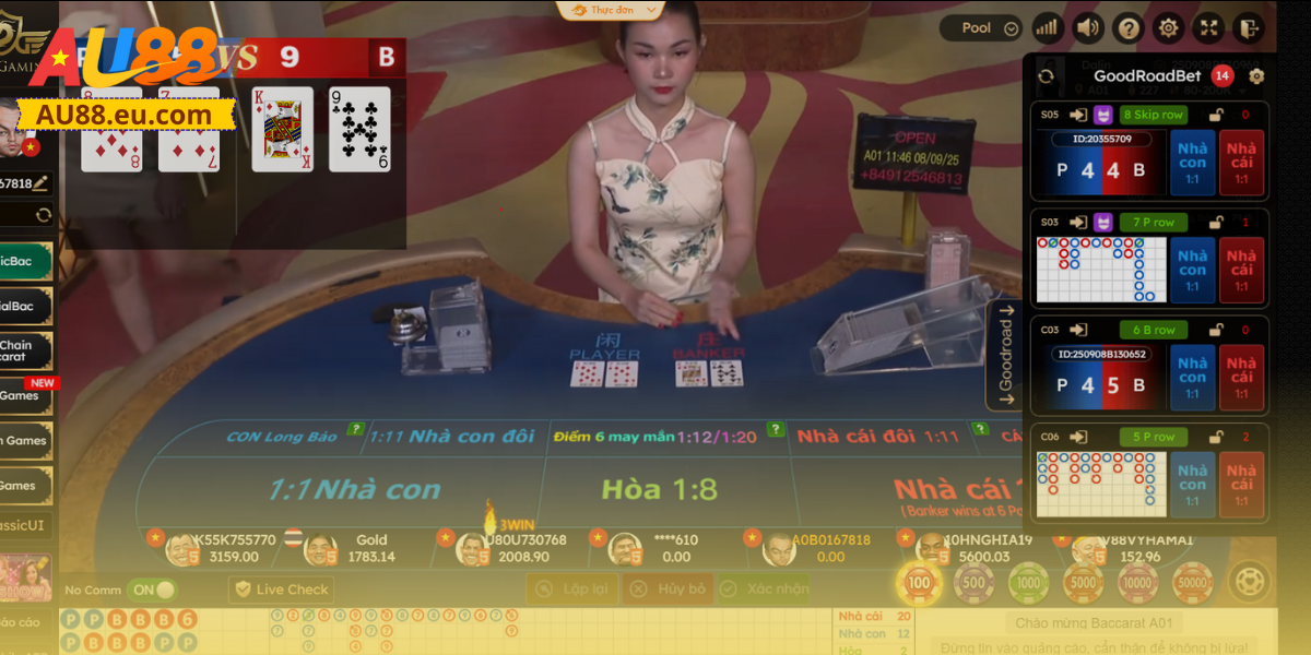 Vì sao nên khám phá sảnh DG Casino tại Au88?